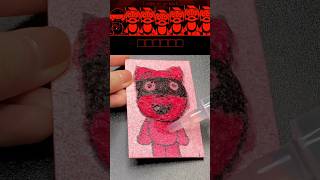 I drew VURR the Fox from Incredibox Abgerny with a Magic Sponge Eraser sprunki incredibox art [upl. by Gerc]