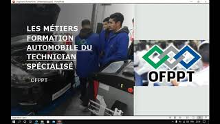 les métiers automobile OFPPT [upl. by Auohs]