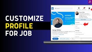 How to Set Up LinkedIn Profile For Job Search  Optimize LinkedIn Profile [upl. by Zimmerman236]