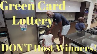 GREEN Card Lottery Season is Here Why HOSTING a Lottery Winner May Not Be For You [upl. by Azilef464]