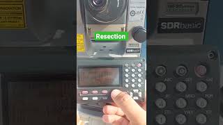 Resection Sokkia total station  How to perform Resection at Site [upl. by Brett711]