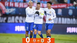 【比赛集锦】2023中超第28轮 长春亚泰03山东泰山 Highlights  Changchun Yatai 03 Shandong Taishan CSL [upl. by Aeki]