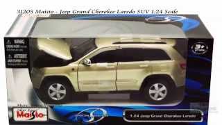 31205 Maisto Jeep Grand Cherokee Laredo SUV 124 cale Diecast Wholesale [upl. by Lightman]