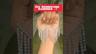 Earrings making ✨  Earrings ❤️ diy diyjewellery craft handmade shorts earrings [upl. by Arihaz]