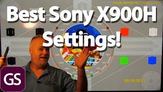 Sony X900H  X91J Best Picture Settings And Review [upl. by Notgnilra]