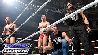 8Man Tag Team Match SmackDown Aug 20 2015 [upl. by Aidiruy]