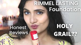 Rimmel lasting finish foundation review UNSPONSORED shades comparison colortheory holygrailseries [upl. by Humpage]