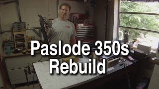 Paslode F350S POWERMASTER PLUS 30 FRAMING NAILER Rebuild [upl. by Emmons]