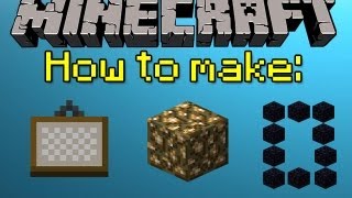 MINECRAFT HOW TO MAKE A PAINTING GLOWSTONE AND NETHER PORTAL [upl. by Rosenstein]