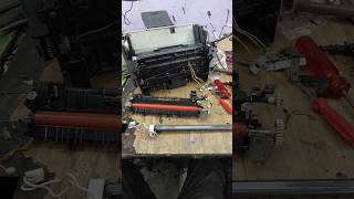 Hp Laserjet P1505 printer Teflon and pressure Roller change kaise kare shorts shortsfeed [upl. by Weinshienk]