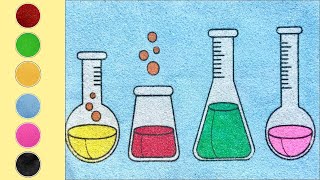 Colorful Sand Art Experiment in Glass Bottles–Fun and Easy Sand Art for Kids satisfying asrmsounds [upl. by Tik]