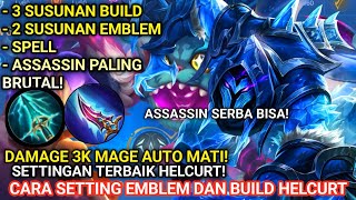 CHEAT DAMAGE SET BUILD HELCURT TERSAKIT 2024 1 HIT TERBARU EMBLEM HELCURT TERSAKIT 2024 [upl. by Stringer520]