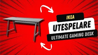 IKEA Utespelare Gaming Desk Review The Ultimate Gaming Setup [upl. by Okkin247]