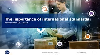 The importance of international standards [upl. by Nonnair]