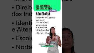 O que mais CAI em SOCIOLOGIA no ENEM pt 2 [upl. by Nireil]