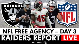 Raiders Free Agency LIVE 2024 NFL Free Agency Tracker  Hunter Renfrow Jimmy Garoppolo Cut  Day 3 [upl. by Edahc847]