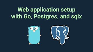 Go application setup with PostgreSQL sqlx goose migrations [upl. by Yllrebmik30]