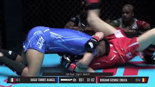 North South Choke from Torres Rangel 2022 MMA Worlds [upl. by Atiniv]