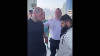 The Iranian Hulk vs Martyn Ford Face Off [upl. by Qooraf]