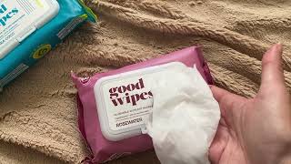 Honest Review Good Wipes Rose Body Wipes [upl. by Munford]