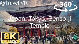 Japan Tokyo Sensoji Temple  Best Apple VisionProQuest 3 Travel 8K 360 VR Experience [upl. by Akenal]