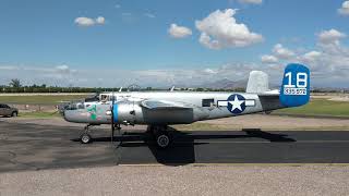 B25 Mitchell Bomber AZCAF Homecoming 2018 [upl. by Aneerehs4]