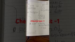 Chemical distinguishing test Ethylamine and Aniline formaldehyde and Benzaldehyde cksir [upl. by Peace]