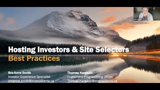 Hosting Investors and Site Site Selectors Best Practices  Invest Alberta [upl. by Eked]