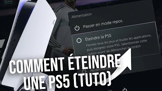 Comment éteindre une PS5  Éteindre PS5 [upl. by Einimod]