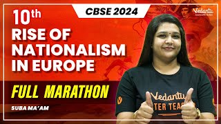 Rise of Nationalism in Europe  Class 10  CBSE 2024  Suba Ma’am [upl. by Nodnarbal]