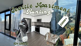 SEATTLE APARTMENT HUNTING  Touring 10 Units Luxury High Rises Prices  Tips [upl. by Ginnie617]