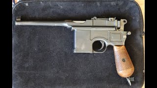 Mauser C96 A note on the mechanics [upl. by Enaed]