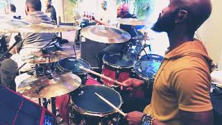 Zacardi Cortez w MIKE HUNTER JR on drums Entering FONK NATION with Cardi NYE SERVICE2018 [upl. by Ahcirt]