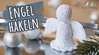 ENGEL HÄKELN  Anleitung kostenlos deutsch  Schutzengel häkeln  Weihnachtsengel [upl. by Deana]