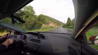 Honda Civic Type R FN2 vs EP3 friendly driving [upl. by Eoj866]