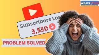 Why Subscribers Decrease Automatically on YouTube । decreasedsubscribers growyourchannel help [upl. by Erihppas]