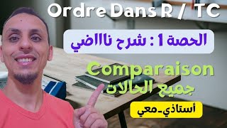 Tc  الحصة 1  Ordre Dans R  Comparaison  المقارنة 🔥 جميع الحالات [upl. by Starinsky680]