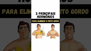 3 principais hormônios para eliminar o peito gordo lipomastia barriga [upl. by Airel]