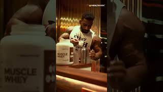 Protein for Champions Healthfarm Muscle Whey  Your Gateway to Fitness Success proteinpowder gym [upl. by Serolod]