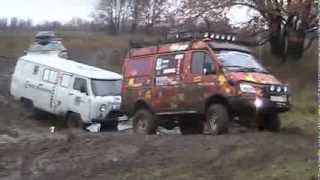 toyota land cruiser 100 и UAZ 2206 и баргузин 4х4 в off road [upl. by Sanbo]