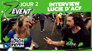 ZEVENT 2021 6  Interview de Lucie Codiasse directrice communication dAction contre la Faim [upl. by Aser931]