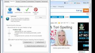 Changing Protected Mode setting in IE [upl. by Shani]