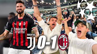 ⭐ CHAMPIONS LEAGUE QUALIFICATI ✅  JUVENTUS 01 MILAN  LIVE REACTION ALLIANZ STADIUM [upl. by Yeblehs]