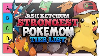 Ash Ketchum STRONGEST Pokémon Tier List [upl. by Enneirda]