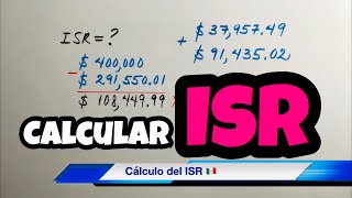 Cómo Calcular el ISR Impuesto Sobre la Renta Bien fácil y Rápido [upl. by Nahtanoj]