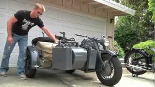 1942 Zundapp Military KS750 with Steib B2 Sidecar [upl. by Eiramanit59]