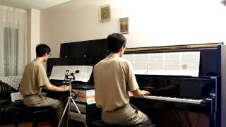 Totoro Piano Duet [upl. by Reinal]