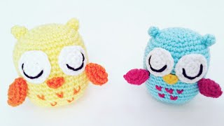 Curso de Amigurumi  Corujinha [upl. by Whale]