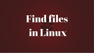 Find command in linux Locate command in Linux [upl. by Eendyc]