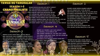 Tawag ng Tanghalan  Season 15  Grand finals compilation 🎤 [upl. by Fagan]